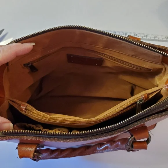 Patricia Nash Hangbag Brown - Picture 4 of 10